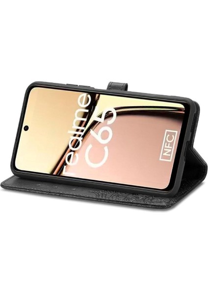 Realme C65 Için Flip Case Zarif Desen Basit Iş Kapak Kılıfı (Yurt Dışından) fiyatları