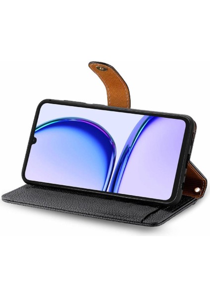 Realme Not Için Flip Case 50 Deri Kılıf Aşk Cüzdan Fermuar Darbeye (Yurt Dışından) fırsatları