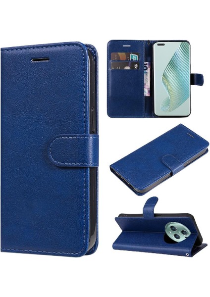 Kart Yuvası Klasik Düz Renk Cüzdan ile Onur Sihirli 5 Pro Için Flip Case (Yurt Dışından)