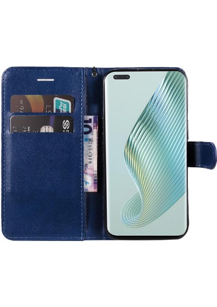 Kart Yuvası Klasik Düz Renk Cüzdan ile Onur Sihirli 5 Pro Için Flip Case (Yurt Dışından)