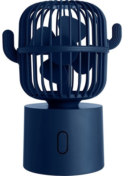 6'lı Kaktüs Taşınabilir Mini Fan Lacivert (Yurt Dışından)