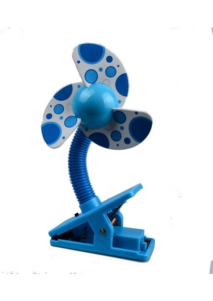 Klip Usbşarj Yurt Ofisi Küçük Elektrikli Fan Mavi (Yurt Dışından)