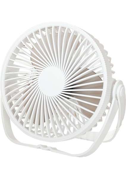 Duvara Monte Masaüstü Ectric Fan Şarj Edilebilir Beyaz (Yurt Dışından)