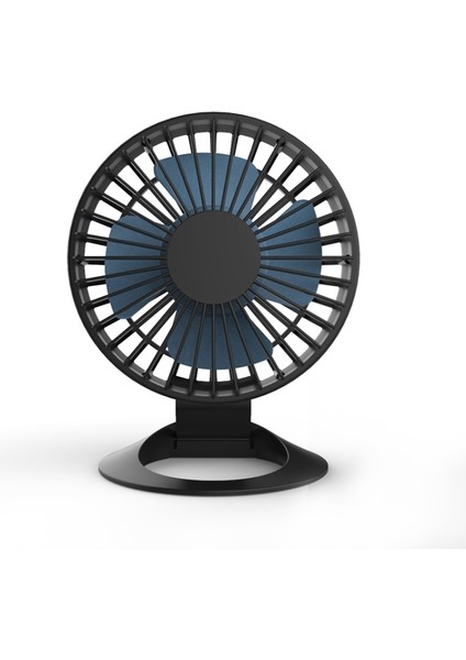 F2 Masaüstü Mini Fan, Renk: Siyah Pilsiz Siyah (Yurt Dışından)