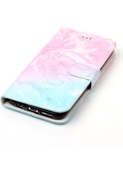 Samsung Galaxy S7 Mermer Desen Tam Koruma Pu Deri Için Flip Case (Yurt Dışından) fiyatları