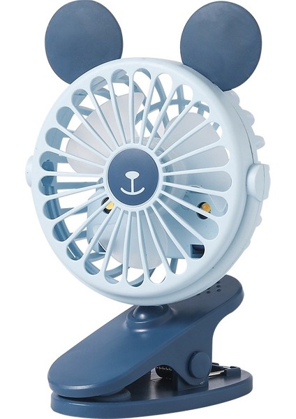 Işıklı USB Şarjlı Klipsli Fan (Yurt Dışından)