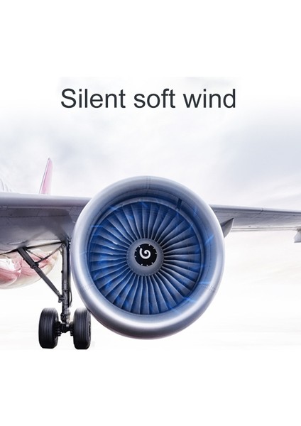 Mini USB Hava Konveksiyon Döngüsü Elektrikli Fan Hava Soğutucu Beyaz (Yurt Dışından)