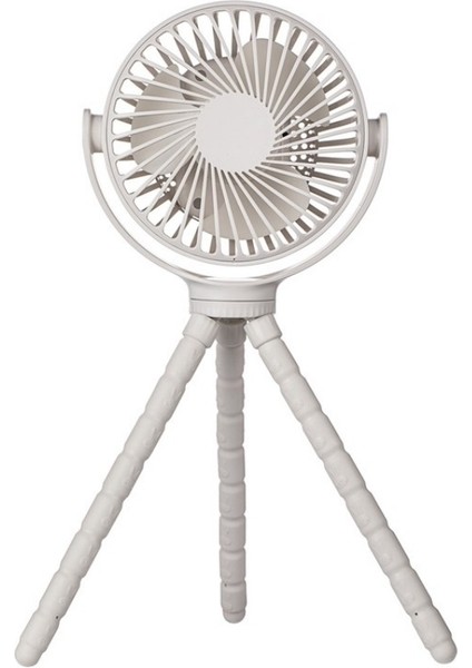 Ahtapot Tripod Bebek Arabası Masaüstü Vantilatör Beyaz (Yurt Dışından)