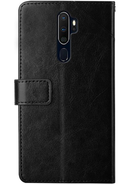 Oppo A9 2020/A5 2020 Telefon Kılıfı Deri Cüzdan Darbeye Tpu (Yurt Dışından)