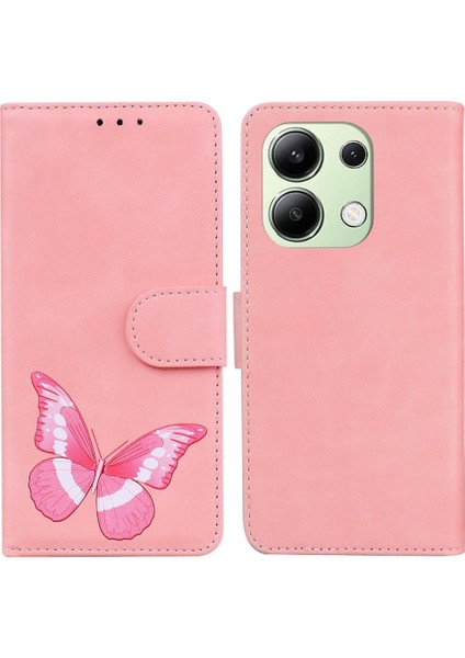 Xiaomi Redmi Not 13 Için Kılıf 4g Flip Folio Kapak Kart Yuvaları Renk Baskılı (Yurt Dışından)