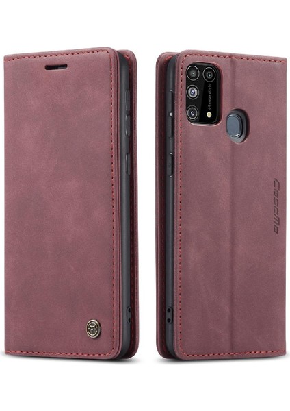 Samsung Galaxy M31 Için Flip Case Kart Yuvası Kickstand Flip Folio Kitap (Yurt Dışından) modelleri