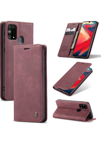 Samsung Galaxy M31 Için Flip Case Kart Yuvası Kickstand Flip Folio Kitap (Yurt Dışından) fırsatları