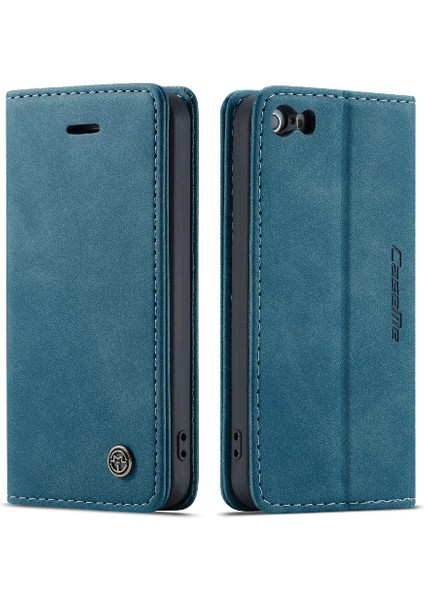 YH Mall Iphone 5s Için Flip Case Vintage Pu Deri Cüzdan Flip Folio Kitap Manyetik (Yurt Dışından)