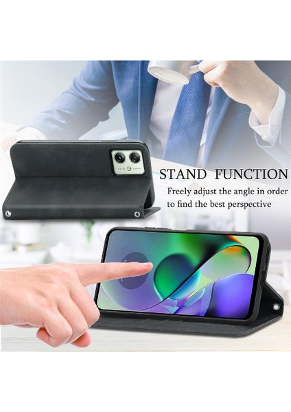 Motorola Moto G54 5g Cüzdan Deri Kılıf Basit Iş Için Flip Case (Yurt Dışından) fiyatları