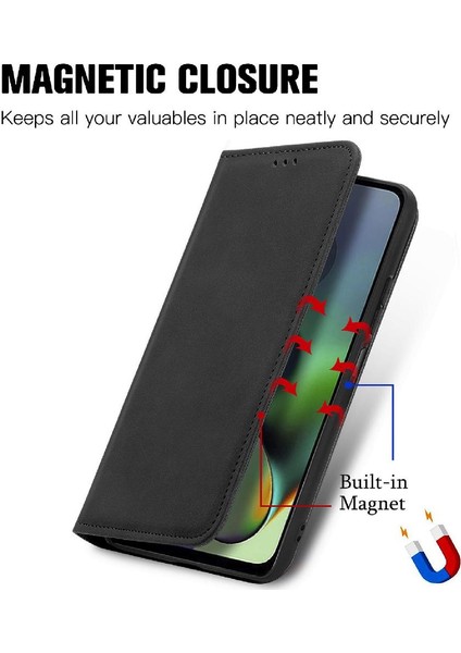 Motorola Moto G54 5g Cüzdan Deri Kılıf Basit Iş Için Flip Case (Yurt Dışından) fırsatları