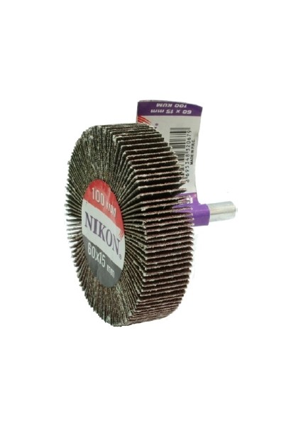 N32025 Saplı Fırfır Zımpara 40X15 80 Kum