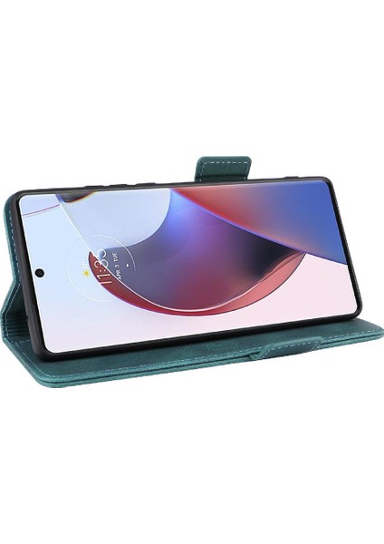 Motorola Kenar 30 Ultra Deri Folio Flip Case Tam Koruma Için Kılıf (Yurt Dışından)