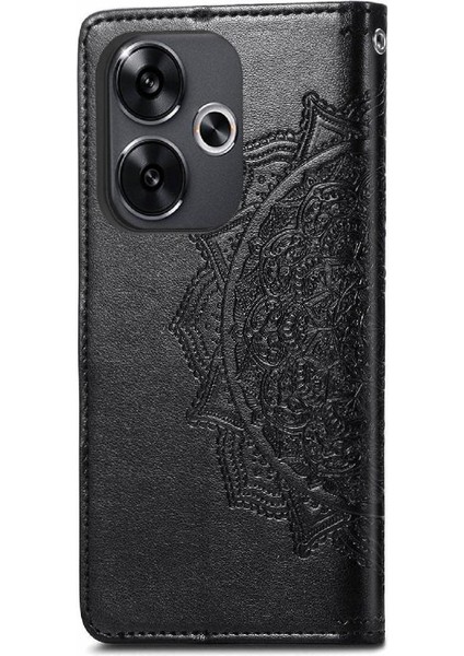 Xiaomi Poco F6 Deri Kılıf Için Flip Case Zarif Desen Kapak Çevirin (Yurt Dışından) modelleri
