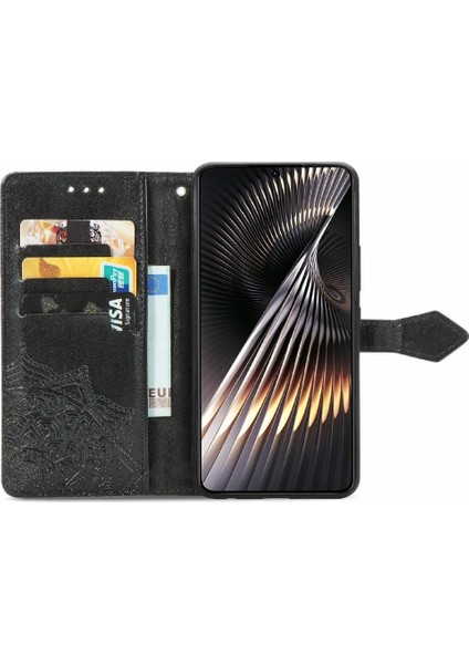 Xiaomi Poco F6 Deri Kılıf Için Flip Case Zarif Desen Kapak Çevirin (Yurt Dışından) fırsatları