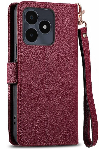 Realme Not Için Flip Case 50 Deri Kılıf Aşk Cüzdan Fermuar Darbeye (Yurt Dışından) indirimleri