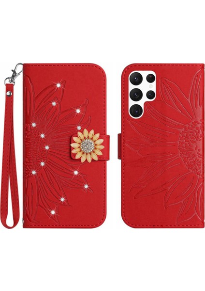 Samsung Galaxy S24 Ultra Flip Cüzdan Kredi Kartı Kartı Tutucu Pu (Yurt Dışından)