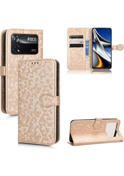 Xiaomi Poco X4 Pro 5g Manyetik Toka Geometrik Desen Deri (Yurt Dışından) indirimleri