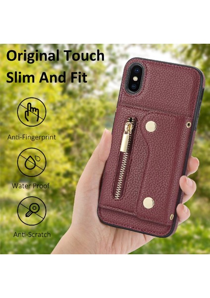 IPhone Xs Max Mini Sırt Çantası Uzun Kayış Kart Yuvaları Hafif (Yurt Dışından) modelleri