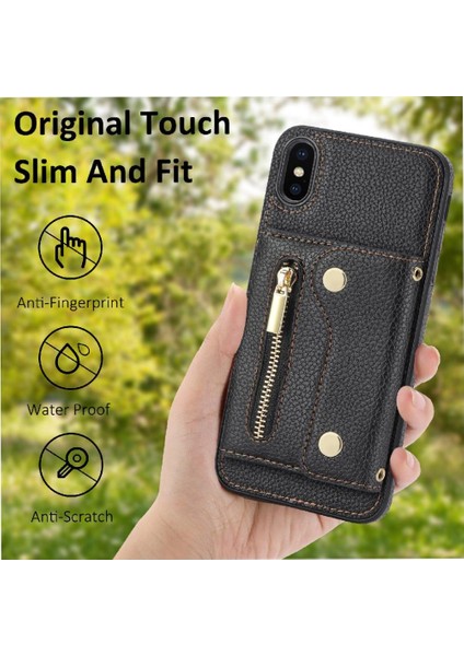 IPhone X/xs Hafif Uzun Kayış Mini Sırt Çantası Kart Yuvaları (Yurt Dışından) fırsatları