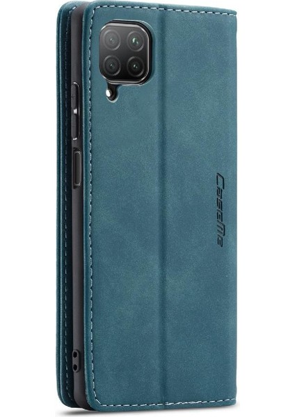 Huawei P40 Lite Için Flip Case Kılıf Kart Yuvası Kickstand Vintage Pu Deri (Yurt Dışından)