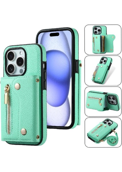 IPhone 11 Için Kılıf Pro Max Hafif Uzun Kayış Büyük Kapasiteli Mini (Yurt Dışından)