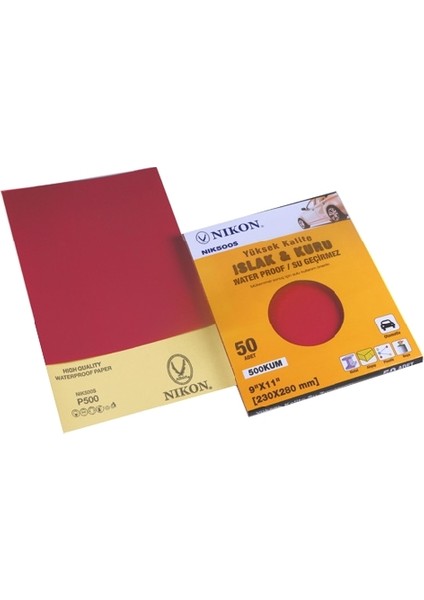 NIK320S 320 Kum Islak & Kuru Su Zımparası