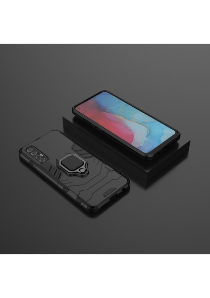 Oppo Oppo 3 Pro 360 &deg; Dönen Halka Askeri Damla Koruma Kapağı Için Kılıf (Yurt Dışından)