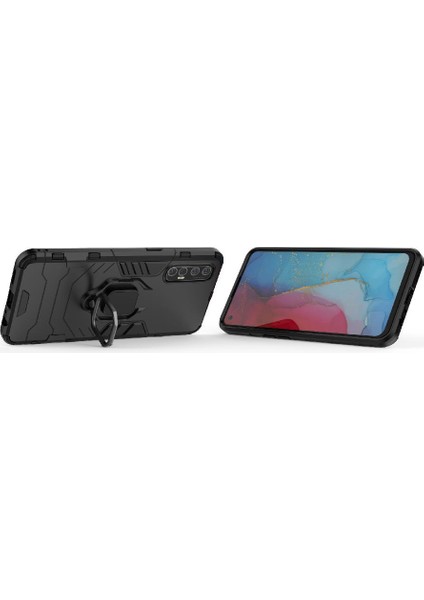 Oppo Oppo 3 Pro 360 &deg; Dönen Halka Askeri Damla Koruma Kapağı Için Kılıf (Yurt Dışından)