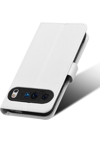 Google Pixel 9 Pro Kart Tutucu Kickstand Manyetik Cüzdan Kapağı Için Kılıf (Yurt Dışından)
