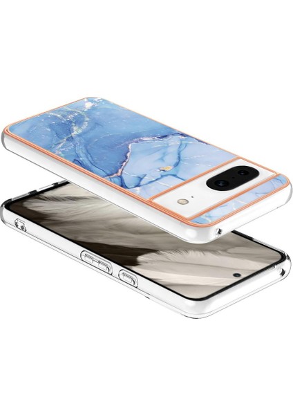 Google Pixel 8 5g Darbeye Dayanıklı Tpu Tampon Silikon Mermer ile Uyumlu (Yurt Dışından) indirimleri