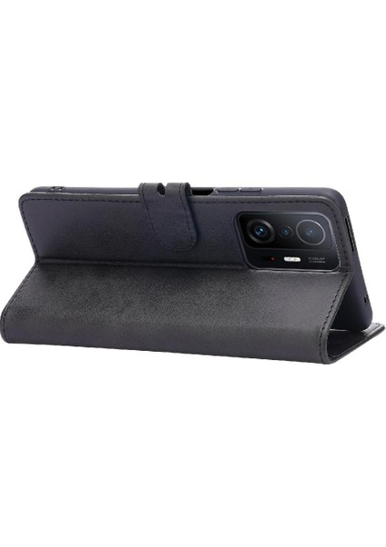 Cüzdan Kılıf Için Xiaomi 11T/11T Pro Kart Tutucu Tüm Yuvarlak Koruma (Yurt Dışından)