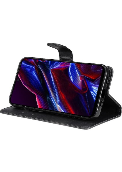 Xiaomi Poco X5 5g Için Flip Case Yüksek Kalite Deri Klasik Düz Renk (Yurt Dışından) indirimleri