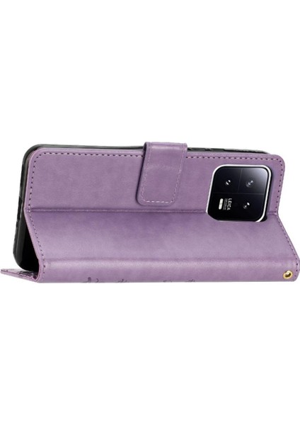 Xiaomi Redmi Not 13 4g Pu Deri Kickstand Manyetik Kart Için Filp Durumda (Yurt Dışından)
