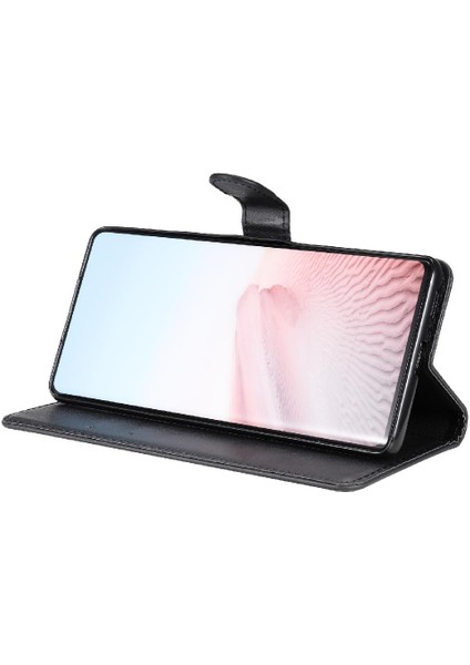Kart Yuvası ile Xiaomi Mix 4 Için Flip Case Iş Cüzdan Telefon Kılıfı Katı (Yurt Dışından)