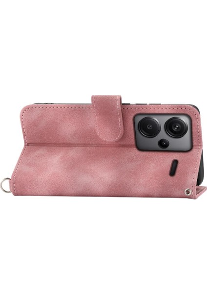 Xiaomi Redmi Not Için Flip Case 13 Pro Artı 5g Kabartmalı Bileklik Çoklu (Yurt Dışından) modelleri