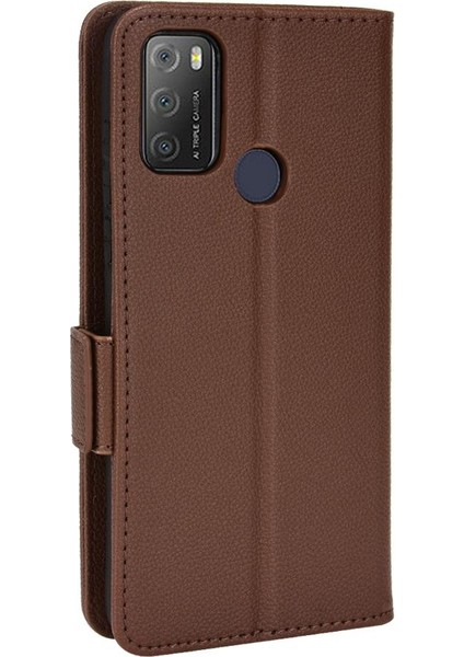 Alcatel 1s 2021 Cüzdan Manyetik Kart Yuvaları Tutucu Yan Toka Pu (Yurt Dışından) fiyatları