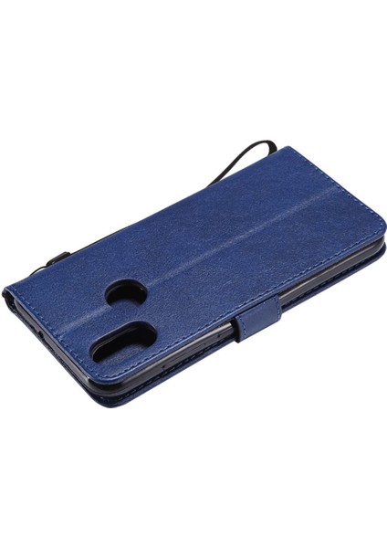Kart Yuvası ile Xiaomi 8 Için Flip Case Yüksek Kalite Deri Klasik Katı (Yurt Dışından)