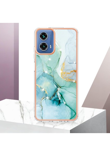 Motorola Moto G34 Koruma Için Kılıf Ince Tpu Mermer Desen Yumuşak Tampon (Yurt Dışından) modelleri