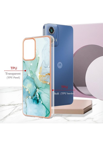 Motorola Moto G34 Koruma Için Kılıf Ince Tpu Mermer Desen Yumuşak Tampon (Yurt Dışından) fırsatları