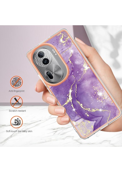 Oppo Oppo 11 Pro 5g Için Kılıf Ince Tpu Mermer Desen Koruma Yumuşak Tampon (Yurt Dışından)