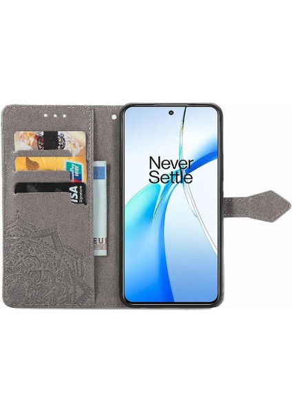 Oneplus Nord Ce4 Için Flip Case Darbeye Basit Iş Kapak Kılıfı (Yurt Dışından)