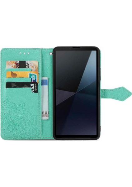 Sony Xperia 10 Vı Flip Kapak Için Flip Case Deri Kılıf Basit Iş (Yurt Dışından) modelleri