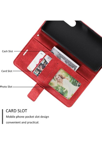 Sony Xperia 1 Iıı Pu Deri Darbeye Dayanıklı Manyetik Kart Tutucu Flip Case (Yurt Dışından)