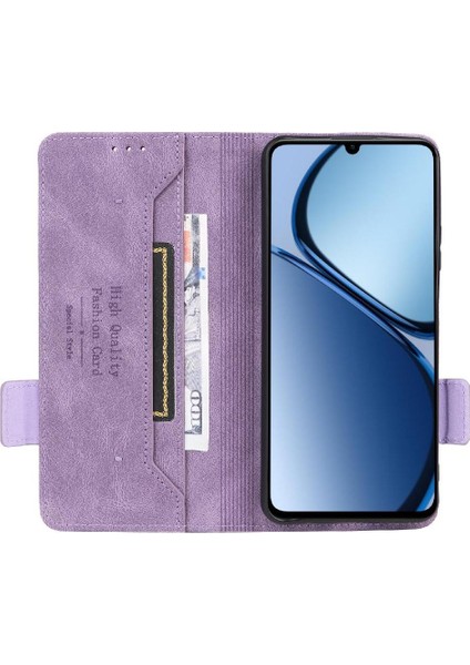 Realme C61 Manyetik Cüzdan Kart Tutucu Kapak Kickstand Için Flip Case (Yurt Dışından) fırsatları