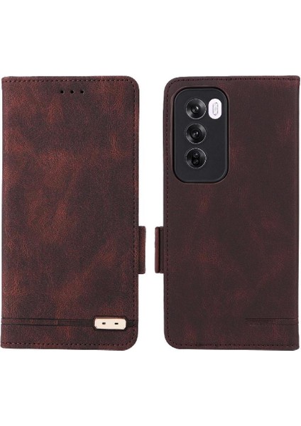 Toka Kapak Manyetik ile Oppo Oppo 12 Pro 5g Kickstand Için Flip Case (Yurt Dışından)